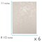 Lacy's Stiff Stuff 8.5 x 11 inches Beading Foundation, White (6 sheets)